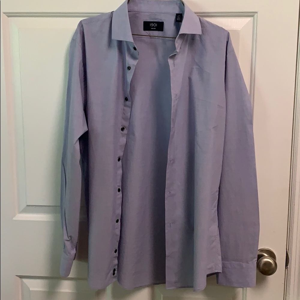 Blue man’s shirt